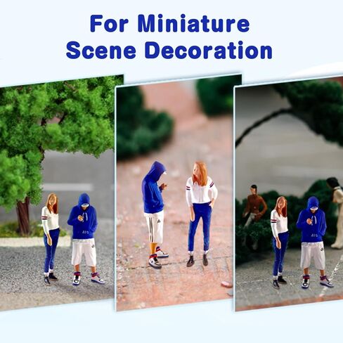 1/64 Scale People Figure Miniature Diorama Man Figures Mini Architectural Tiny People Model for Diorama Miniature Scene Decor in Saudi Arabia