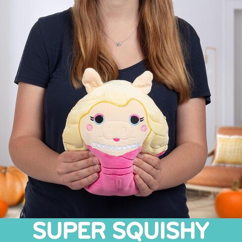 Squishmallows Original 8-Inch Miss Piggy - The Muppets Show - Official Jazwares Disney Plush - Collectible Soft & Squishy Stuffed Animal Toy - Add to Your Squad - Gift for Kids, Girls & Boys in Saudi Arabia