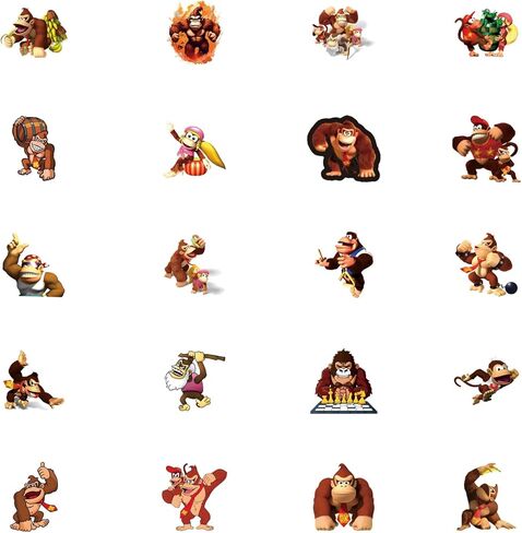 70pcs Cartoon Game Graffiti Sticker Decals Aesthetic Waterproof Vinyl Pack Stickers for Water Bottle Laptop Cup Phone Skateboard DIY Party in Saudi Arabia