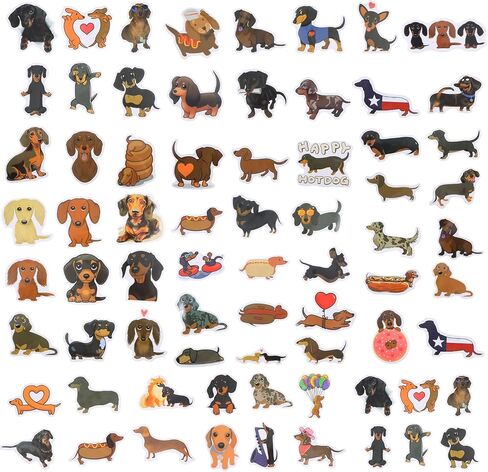 120 جهاز كمبيوتر شخصى ملصقات الكلب الألماني ملصقات Kawaii الكلب للماء الفينيل الشارات السجق الحيوانات الأليفة جرو ملصق لزجاجات المياه هدية DIY الدراجة الأمتعة حالة الهاتف المحمول سجل القصاصات لوح التزلج الهاتف in Saudi Arabia