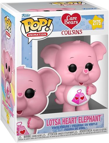فانكو بوب! الرسوم المتحركة: Care Bear Cousins ​​- Lotsa Heart Elephant - شخصية فينيل قابلة للتجميع - فكرة هدية - بضائع رسمية - ألعاب للأطفال والكبار - محبي الرسوم المتحركة in Saudi Arabia
