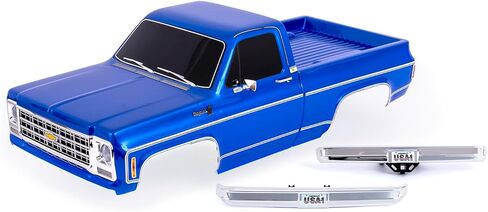 هيكل شاحنة تراكساس 9212-BLUE - TRX-4/شيفروليه K10، أزرق in Saudi Arabia