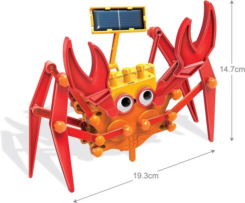 4M 403448 Green Science Hybrid Crabot-Solar Power Crawling Crab Kit-for Kids Ages 5+, Multi Coloured in Saudi Arabia