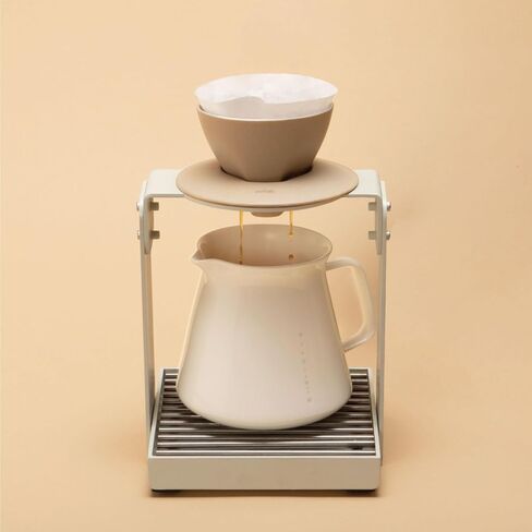 Palatti 102 Trapezoidal Cone Coffee Paper Filters (100 count) for #2, 1x2 and 102 Style in Size 2 Pour Over Makers and Drippers, with Reclosable Zip Bag as a Convenient Filter Holder in Saudi Arabia