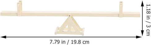 بيت الدمية الخشبية المصغرة نموذج متأرجحة ديكور واقعي للتوازن للحدائق الخيالية والمناظر الطبيعية الصغيرة 7.79 بوصة in Kuwait
