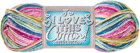 I Love This Cotton! #342 Pink, Green, Purple 3 Oz in Saudi Arabia