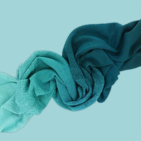 Scheepjes Cotton Whirl 1094 yd (1 Cake) - 737 Teal Tempest Gradient Cotton Yarn for Knitting and Crochet in Saudi Arabia