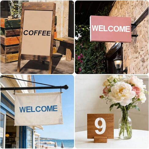 8 Inch Large Letter & Number Stencils Set,36 Pack Reusable Plastic Alphabet & Number Templates with Metal Ring, DIY Projects for Painting on Crafts,Wood,Signage,Fabric,Rock,Wall,Chalkboard,Door Porch in Saudi Arabia