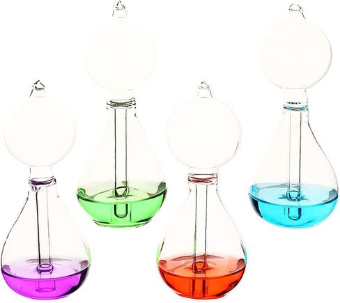 4Pcs Colorful Hand Boiler, Glass Science Energy Transfer, Children Science Experiment, Love Birds Color Meter Hand Boiler in Saudi Arabia