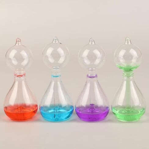4Pcs Colorful Hand Boiler, Glass Science Energy Transfer, Children Science Experiment, Love Birds Color Meter Hand Boiler in Saudi Arabia