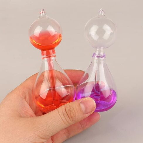 4Pcs Colorful Hand Boiler, Glass Science Energy Transfer, Children Science Experiment, Love Birds Color Meter Hand Boiler in Saudi Arabia