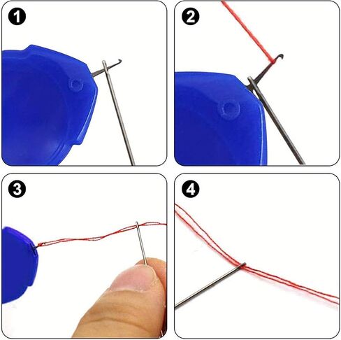15pcs Set Easy to Use Automatic Needlework with Storage ABS with Metal Alloy,Suitable for Hand and Machine Sewing (Mixture,15) in Saudi Arabia