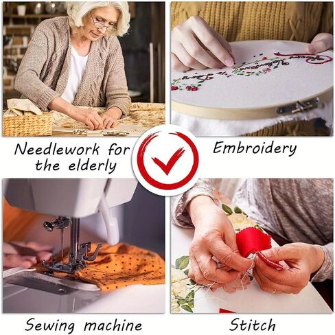 15pcs Set Easy to Use Automatic Needlework with Storage ABS with Metal Alloy,Suitable for Hand and Machine Sewing (Mixture,15) in Saudi Arabia