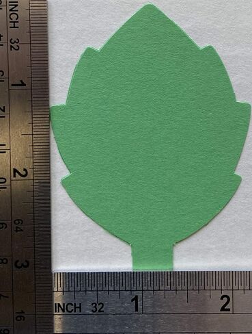 SHAPES ETC. 31 Pcs Green Leaf Small Creative Cut-Outs 3in Spring Summer Crafting Seasons Classroom Bulletin Board Decorations Arts and Crafts Ideas School Decorating Nature Construction Paper USA Made in Saudi Arabia