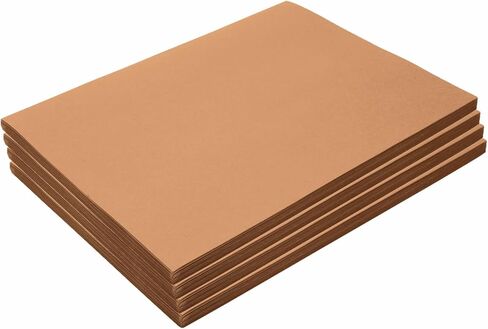 Colorations 9" x 12" Mediumweight Light Brown Construction Paper - 200 Sheets, Bulk Pack Art Paper, Arts and Crafts, School Supplies, Drawing, Coloring, Painting, 3D Art Paper in Saudi Arabia