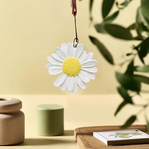 2PCS Daisy Flower Silicone Mold Chrysanthemum Mould 3D Flower Candle Mold for Cake Decoration Cupcake Toppers Candy Sugar Craft Gum Paste Clay Resin in Saudi Arabia
