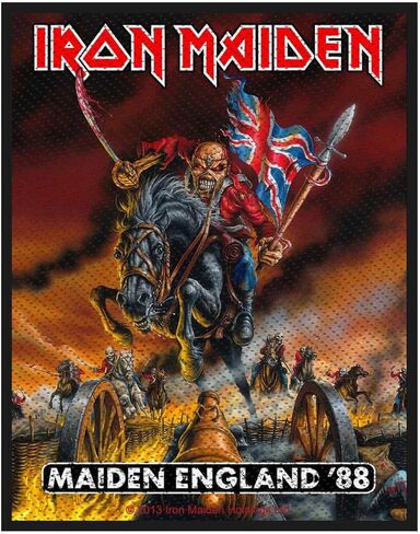 Iron Maiden Maiden England '88 Tour Patch فرقة معدنية ثقيلة منسوجة على زين in Kuwait