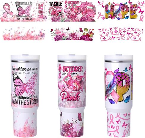 UV DTF Cup Wrap 6 Sheets Nurse Life Rub On Transfer for 40oz Glass Tumbler, Water Bottle in Saudi Arabia