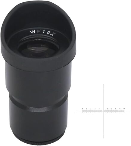 شرائح المجهر عدسة بصرية مجهر ستيريو WF5X WF10X WF15X WF20X، قطر التركيب 30 مم أو 30.5 مم مع أجزاء مجهر أكواب العين المطاطية in Saudi Arabia