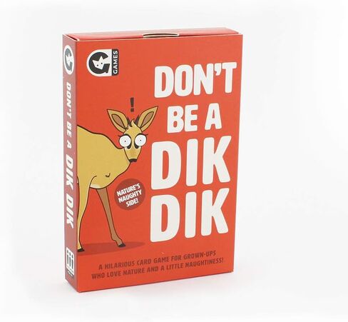 Ginger Fox: Don't Be A Dik Dik - Adult Party Card Game, Set Matching, for Silly Grown Ups Who Love Nature & A Little Naughtiness, Ages 16+, 3-6 Player in Kuwait