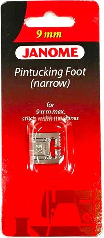 Pintucking Foot (ضيق) #202094003 لآلات Janome ذات عرض الغرزة القصوى مقاس 9 مم in Saudi Arabia