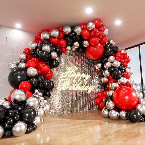 طقم قوس بالون وردي وأرجواني، 140 قطعة من الماكرون الأرجواني المعدني الأرجواني الفاتح مع طقم بالونات ذهبية لحفلات الزفاف والخطوبة وأعياد الميلاد وحفلات استقبال المولود الجديد وتزيين حفلات الذكرى السنوية in Kuwait