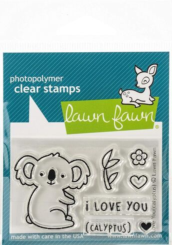 Lawn Fawn - i love you(calyptus) - clear stamp set in Saudi Arabia