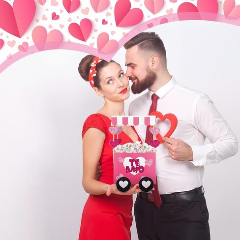 Mooliwe 6 Pack Spanish Valentine Party Favors Te Amo San Valentín Treat Boxes DIY Spanish Valentines Goodie Bags for Adults Birthday Party Supplies in Saudi Arabia