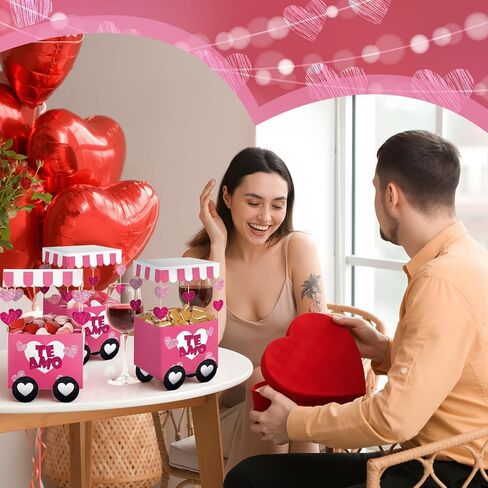 Mooliwe 6 Pack Spanish Valentine Party Favors Te Amo San Valentín Treat Boxes DIY Spanish Valentines Goodie Bags for Adults Birthday Party Supplies in Saudi Arabia
