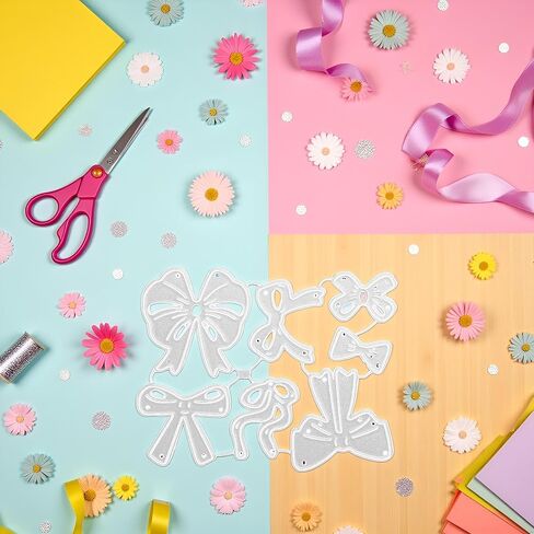 Bow Tie Die Cut for Card Making, Bow Tie Metal Cutting Dies Congratulations Die Cuts Happy Birthday Embossing Stencils Template for DIY Scrap-Booking Decor Wedding Birthday Blessing Card in Saudi Arabia
