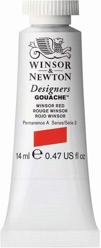 Winsor & Newton 605726 Designer's Gouache 14ml - 728 Winsor Red (Series 3) in Saudi Arabia