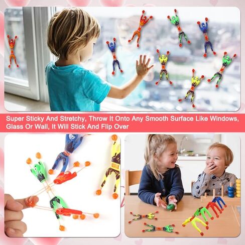 28 حزمة من النينجا الرجالي لتسلق الجدران في عيد الحب مع مجموعة بطاقات هدايا للأولاد، ألعاب تخفيف التوتر لصالح حفلات الأطفال، جوائز تبادل الفصول الدراسية، بطاقات تهنئة بعيد الحب in Kuwait