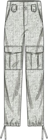 Simplicity Misses' Belt and Cargo Pants Sewing Pattern Packet, Sizes 18-20-22-24-26, Multicolor in Saudi Arabia