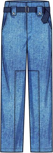 Simplicity Misses' Belt and Cargo Pants Sewing Pattern Packet, Sizes 18-20-22-24-26, Multicolor in Saudi Arabia