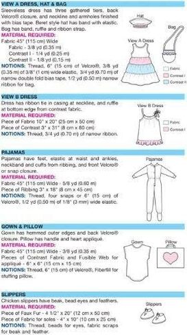 Kwik Sew K3771 Doll Clothes Sewing Pattern, Size Fits 18-Inch Dolls in Saudi Arabia