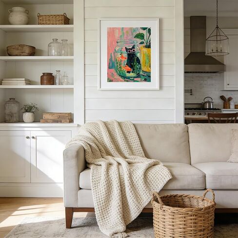 rltxbuk مجردة القطة السوداء ذهبية الطلاء بالأرقام عدة للبالغين المبتدئين والأطفال 4-12، مضحك القط الأسود الحيوان diy النفط اللوحة مجموعات على قماش مؤطرة لهدايا ديكور المنزل 16x20 في in Kuwait