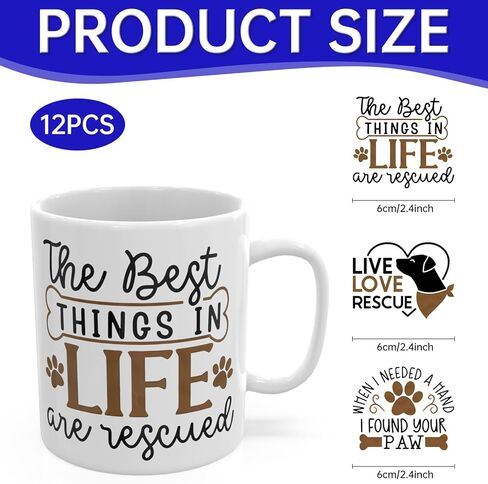UV DTF Cup Wrap, 12 Sheets Butterfly Sunflower Transfers Stickers, Waterproof UV DTF Transfer Decals for Wood Tumbler Water Bottle in Saudi Arabia