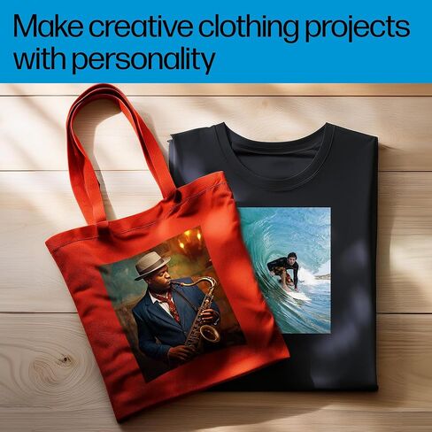 HP Iron-On Transfers for Dark Fabric, 8.5 x 11 in. (216 x 279 mm), 20 Sheets in Saudi Arabia