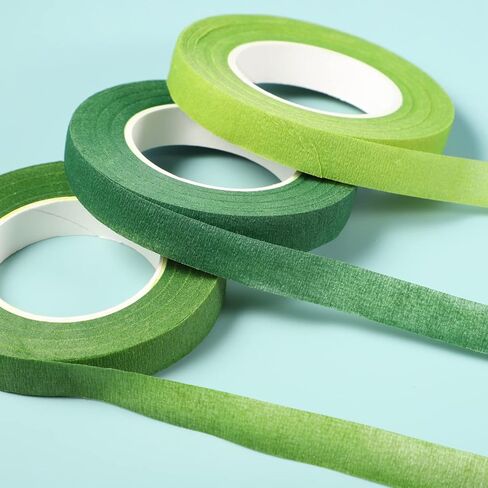 Floral Arrangement Kit, Floral Tape and Floral Wire with Cutter,Green Floral Tape 22 Guage Floral Stem Wire 26 Gauge Green Floral Wire for Bouquet Stem Wrap Florist, Wreath Making Supplies in Kuwait