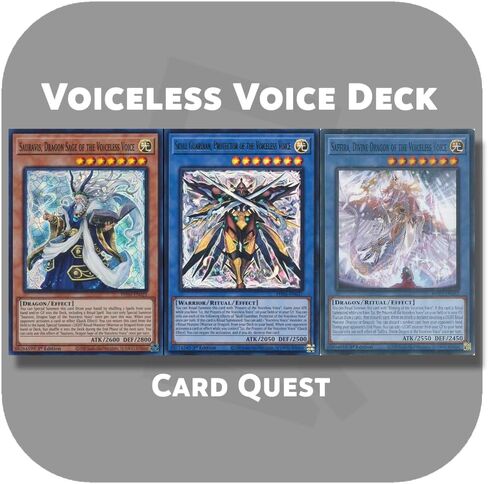 Complete Custom Deck for Yu-Gi-Oh! - Voiceless Voice Ritual Deck in Saudi Arabia