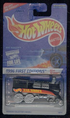 Hot Wheels 1996-5 of 12 Rail Rodder Model Series 1:64 Scale in Saudi Arabia