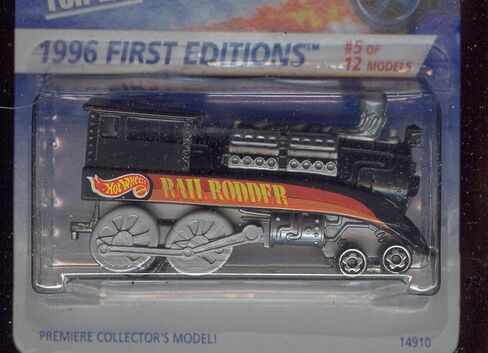 Hot Wheels 1996-5 of 12 Rail Rodder Model Series 1:64 Scale in Saudi Arabia