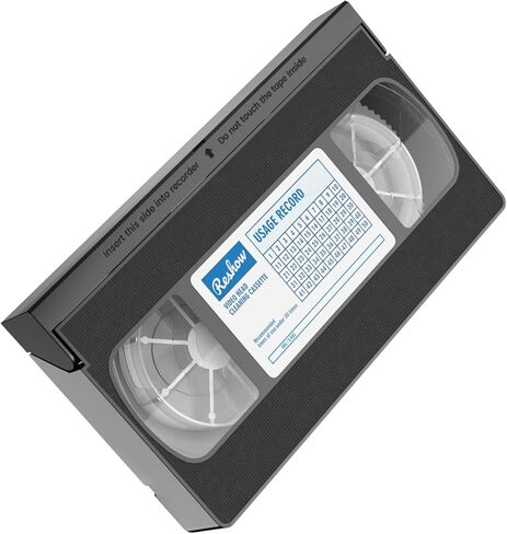 ريشو منظف راس فيديو من في اتش اس لمشغلي VHS/VCR بتقنية جافة لا يحتاج الى سوائل قابل لاعادة الاستخدام 30 مرة in Kuwait