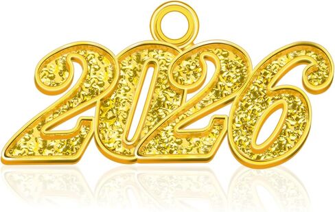 2026 Tassel Charm Gold 2026 Charms for Tassel Graduation 2026 Graduation Decorations 2026 Graduation Tassels Charm Grad Cap Hat Tassels Decoration 2026 Signet Year Charms for Graduations in Saudi Arabia