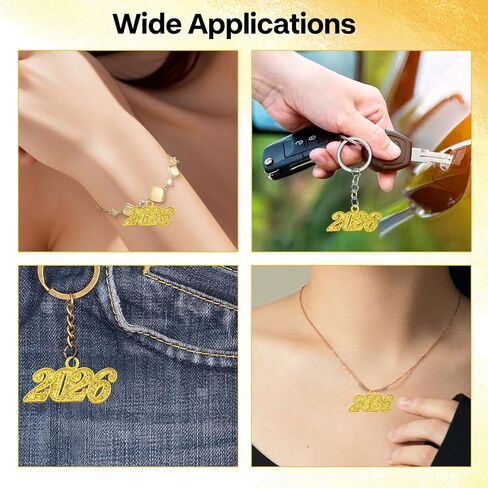 2026 Tassel Charm Gold 2026 Charms for Tassel Graduation 2026 Graduation Decorations 2026 Graduation Tassels Charm Grad Cap Hat Tassels Decoration 2026 Signet Year Charms for Graduations in Saudi Arabia