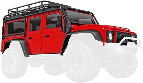 Body TRX-4M Defender, Complete, Red: 9712-Red in Saudi Arabia