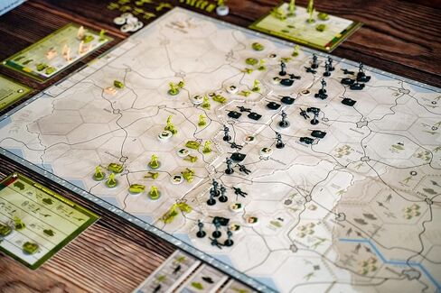 Renegade Games: Axis & Allies - Battle of The Bulge - لعبة لوحة إستراتيجية للحرب العالمية الثانية، ألمانيا أو الولايات المتحدة الأمريكية والمملكة المتحدة، لعبة حرب مصغرة، للأعمار من 14 عامًا فما فوق، لاعبان، 4 ساعات in Saudi Arabia