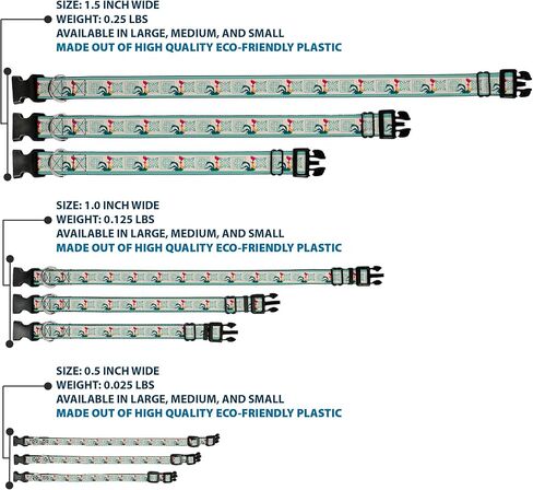 Disney Pet Collar, Dog Collar Plastic Buckle, Moana HEI HEI The Rooster and Icon Blocks White Light Green, 15 to 24 Inches 1.0 Inch Wide in Saudi Arabia