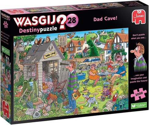 Wasgij, Destiny 28 - Dad Cave!, Unique Collectable Jigsaw Puzzle for Adults, 1,000 Piece in Saudi Arabia