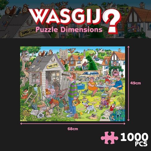 Wasgij, Destiny 28 - Dad Cave!, Unique Collectable Jigsaw Puzzle for Adults, 1,000 Piece in Saudi Arabia